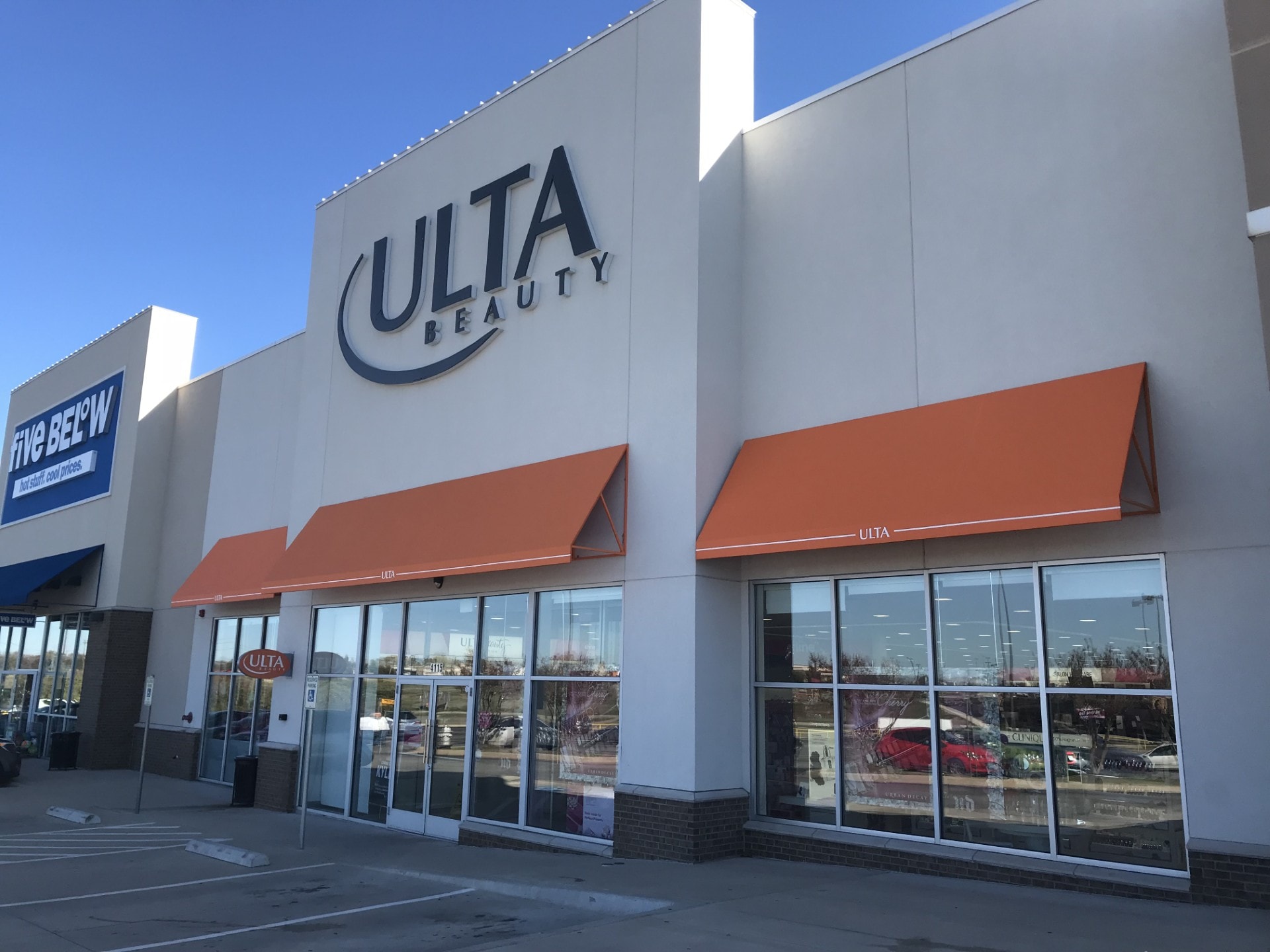 Commercial awning installation